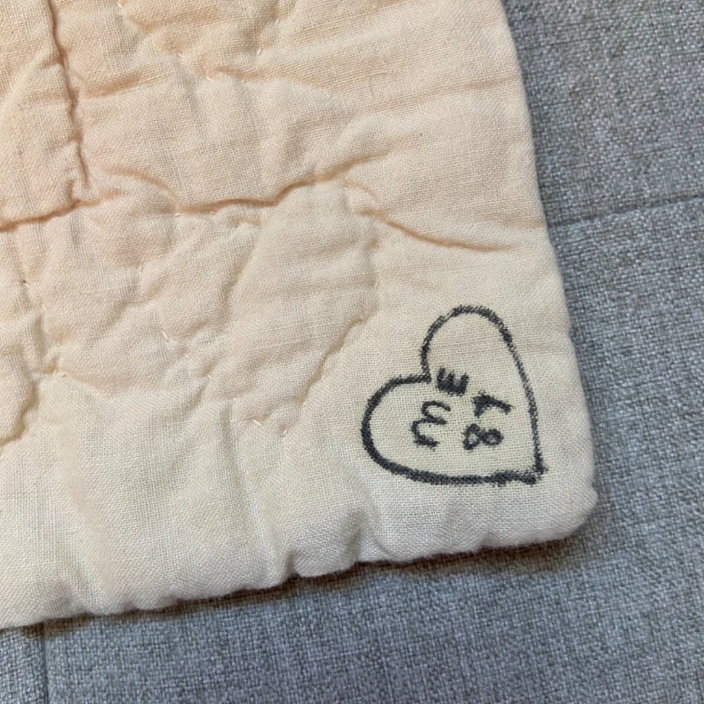 Vintage 11 X 14 Handcrafted Doll Size Americana Quilt (1987)